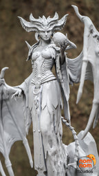 Abyssal Horned Sovereign | 1/10 Unpainted Resin Kit Model