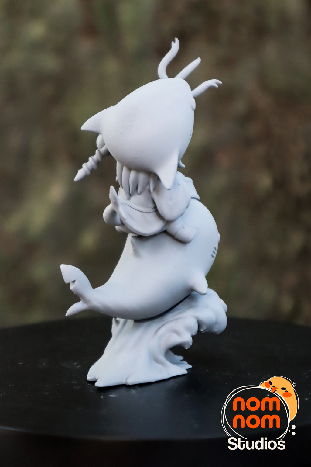 Tempest Shark Herald | Chibi Unpainted Resin Kit Model