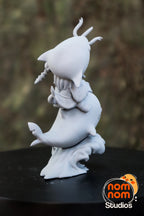 Tempest Shark Herald | Chibi Unpainted Resin Kit Model