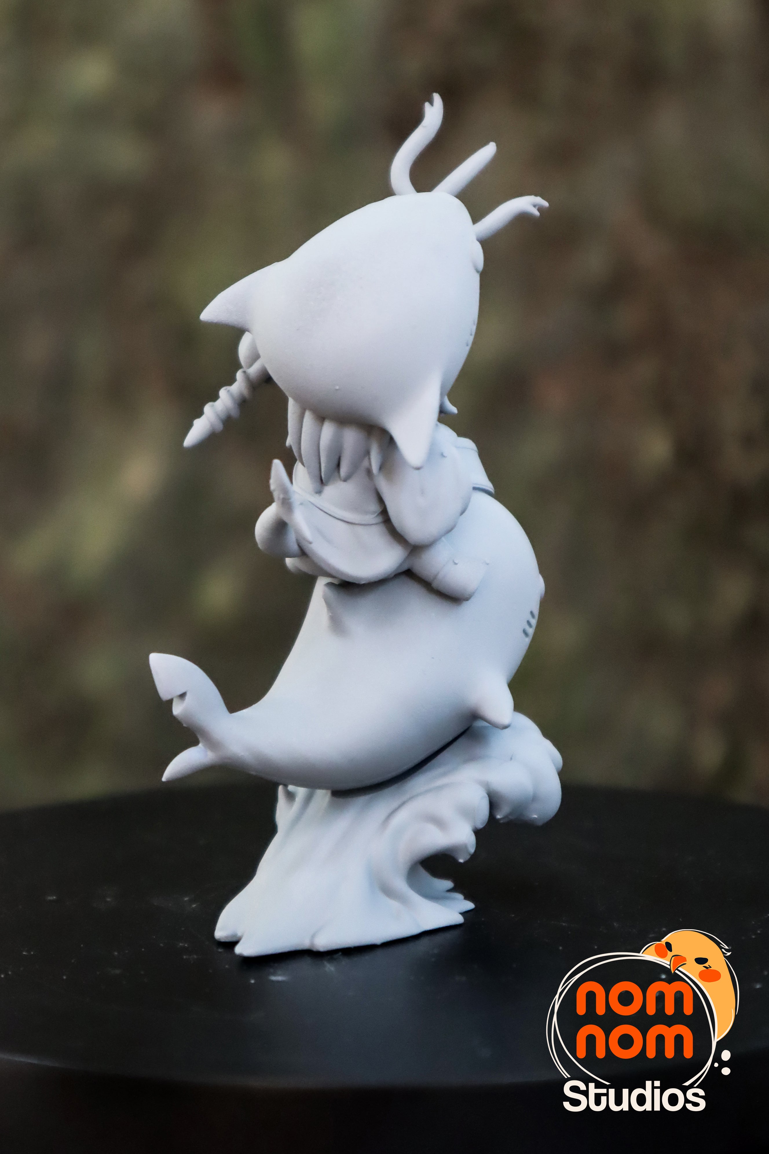 Tempest Shark Herald | Chibi Unpainted Resin Kit Model