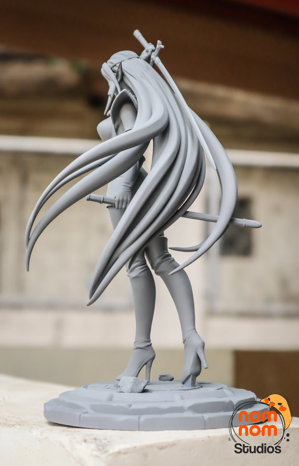Lunarveil Assassin | 1/10 Unpainted Resin Kit Model