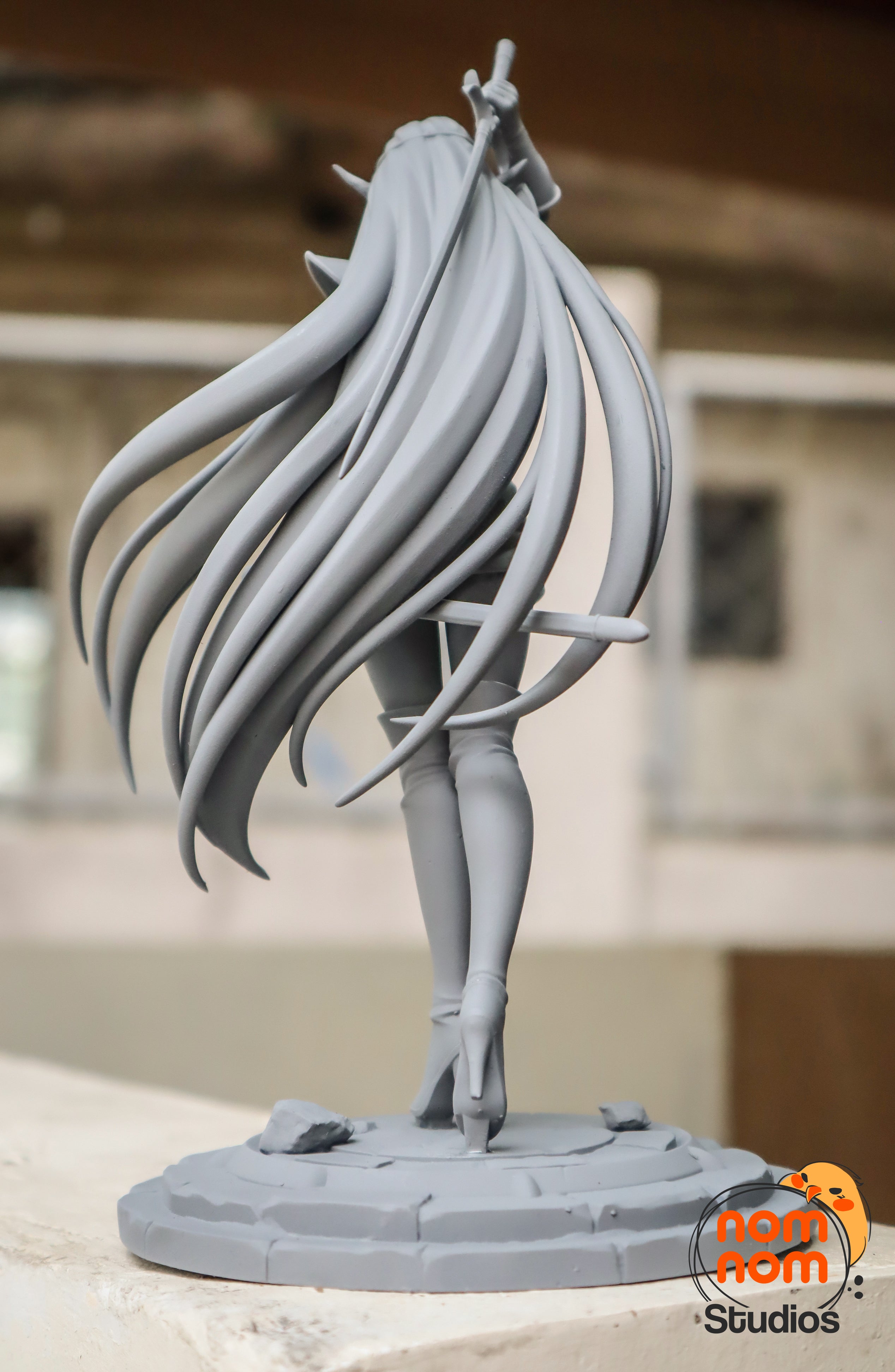 Lunarveil Assassin | 1/10 Unpainted Resin Kit Model