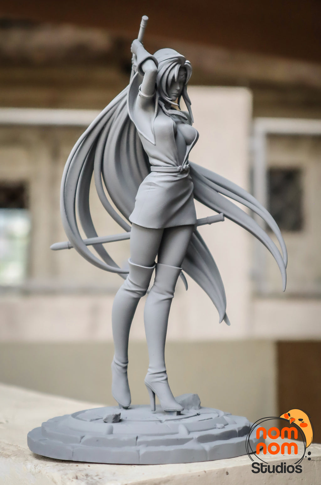 Lunarveil Assassin | 1/10 Unpainted Resin Kit Model