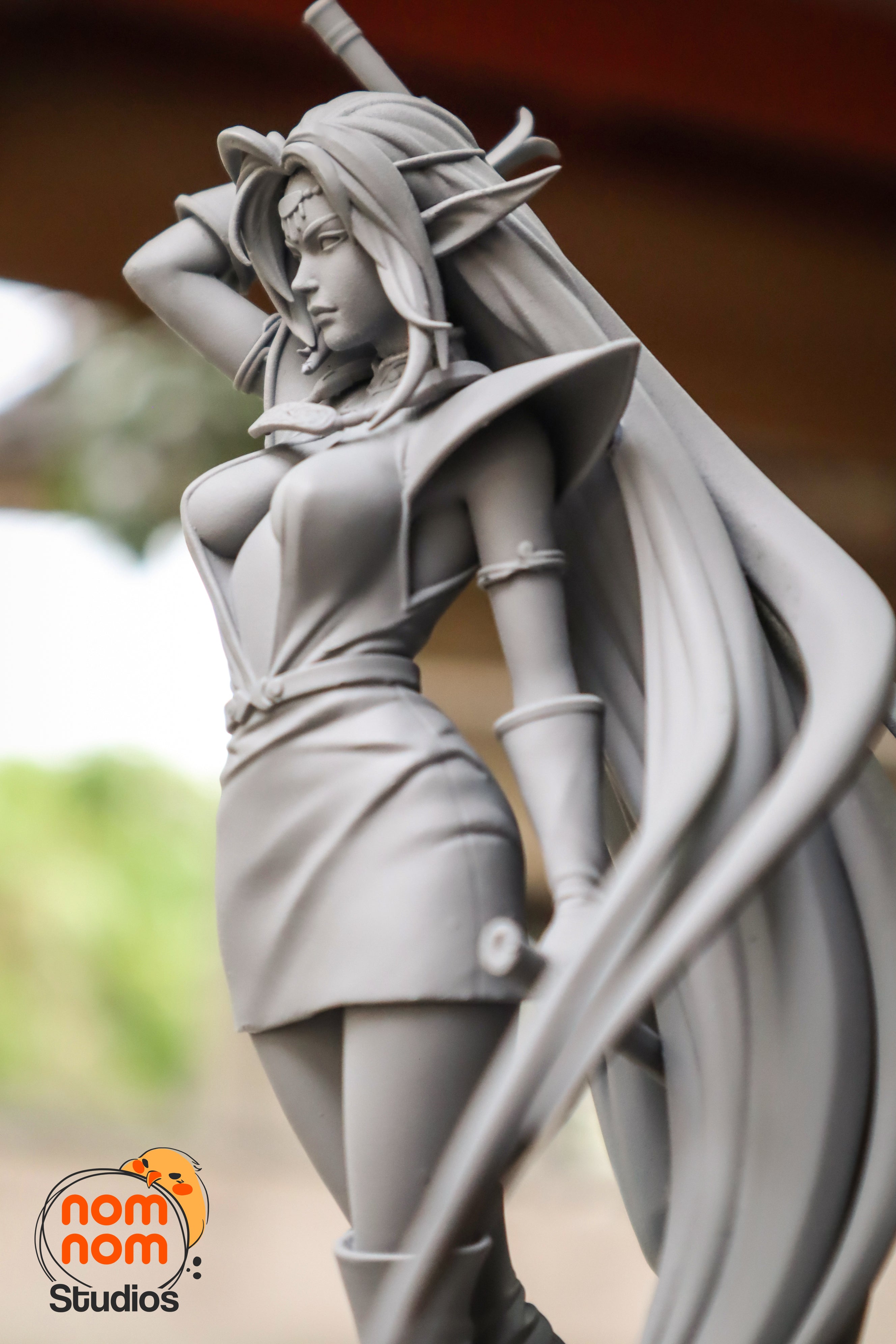 Lunarveil Assassin | 1/10 Unpainted Resin Kit Model
