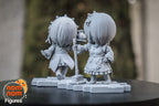 Verdant Hearthmaids | Chibi Unpainted Resin Kit Model