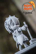 Verdant Hearthmaids | Chibi Unpainted Resin Kit Model