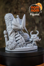 Abyssal Hornshell Warden | Chibi Unpainted Resin Kit Model