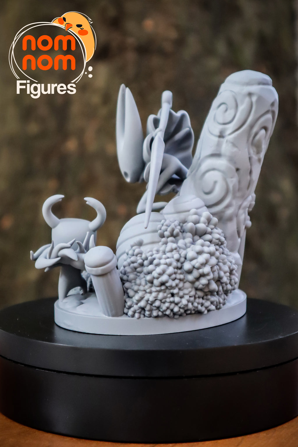 Abyssal Hornshell Warden | Chibi Unpainted Resin Kit Model