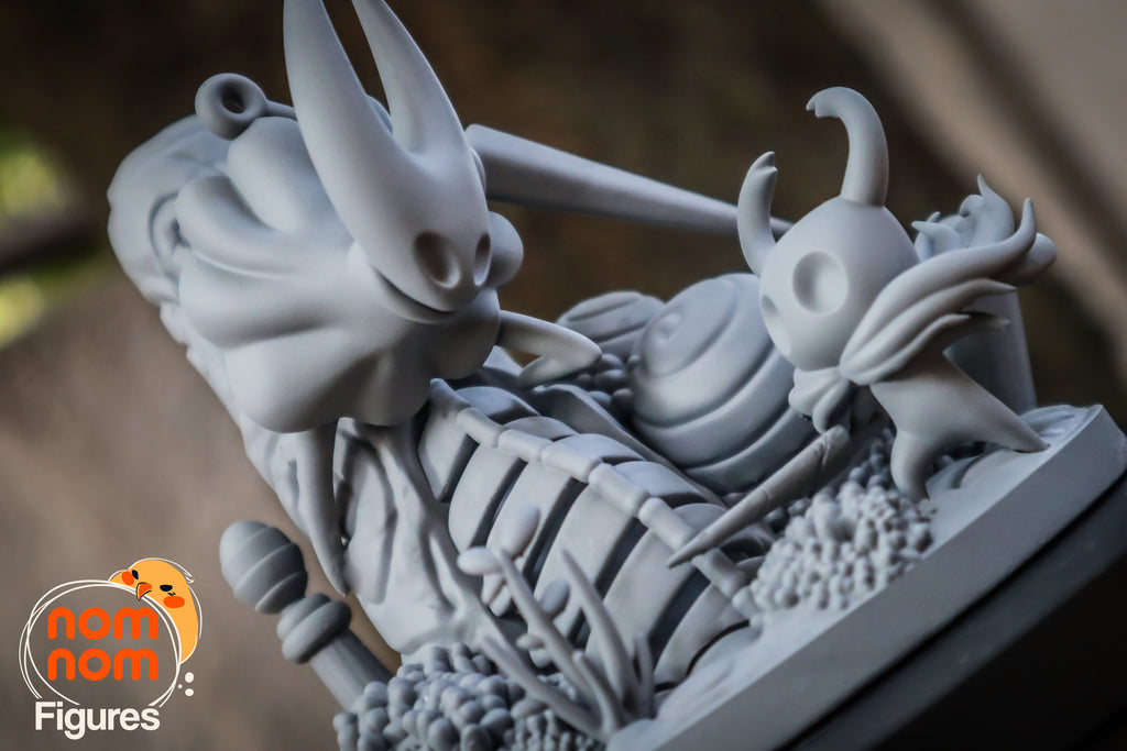 Abyssal Hornshell Warden | Chibi Unpainted Resin Kit Model