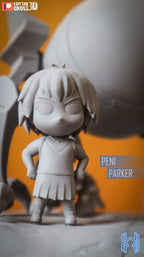 Mech Guardian Pilot | Chibi Unpainted Resin Kit Model