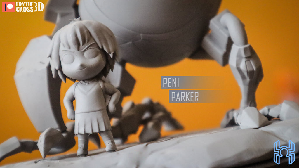 Mech Guardian Pilot | Chibi Unpainted Resin Kit Model