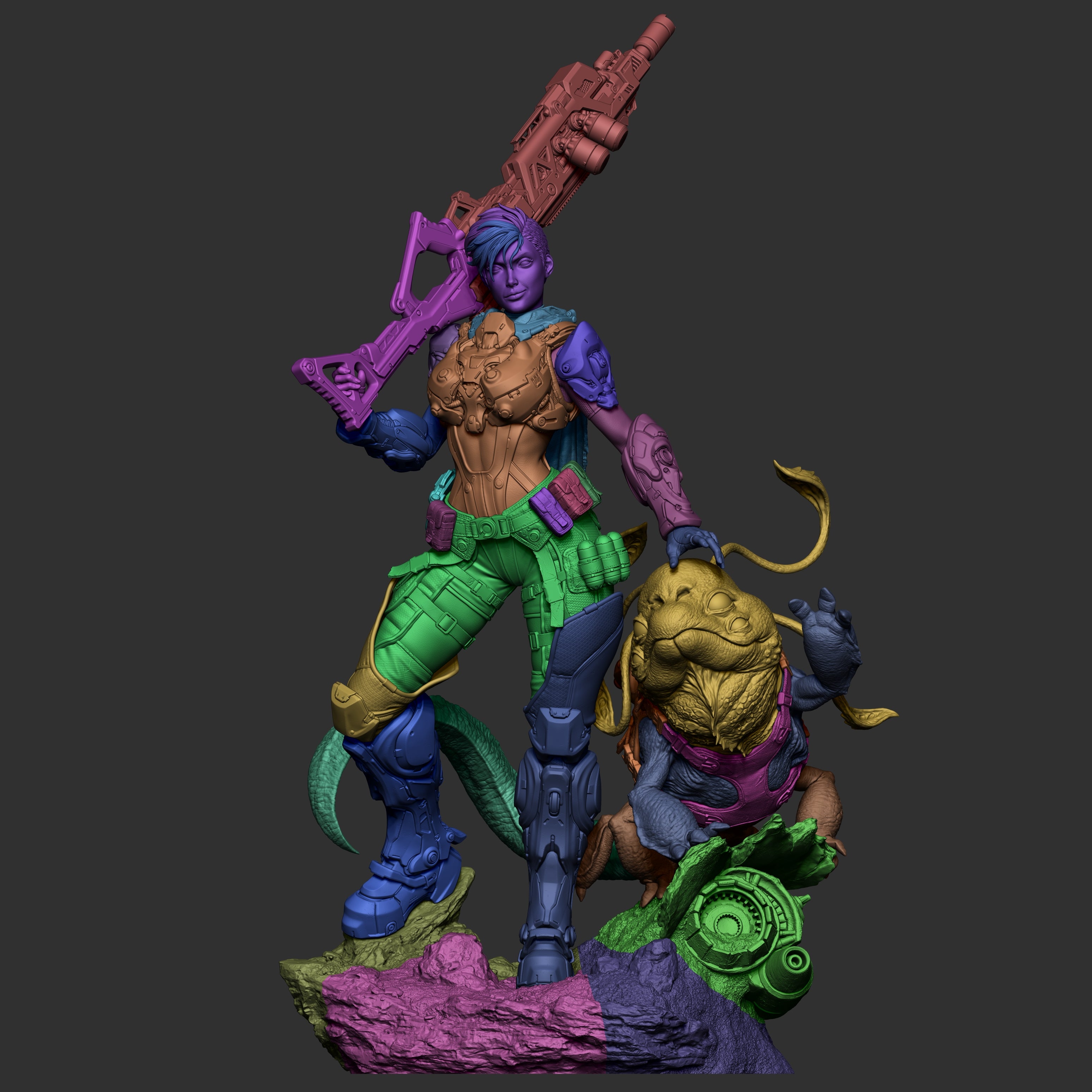 Iron Serpent Wasteland Warden | 1/6 Unpainted Resin Kit Model