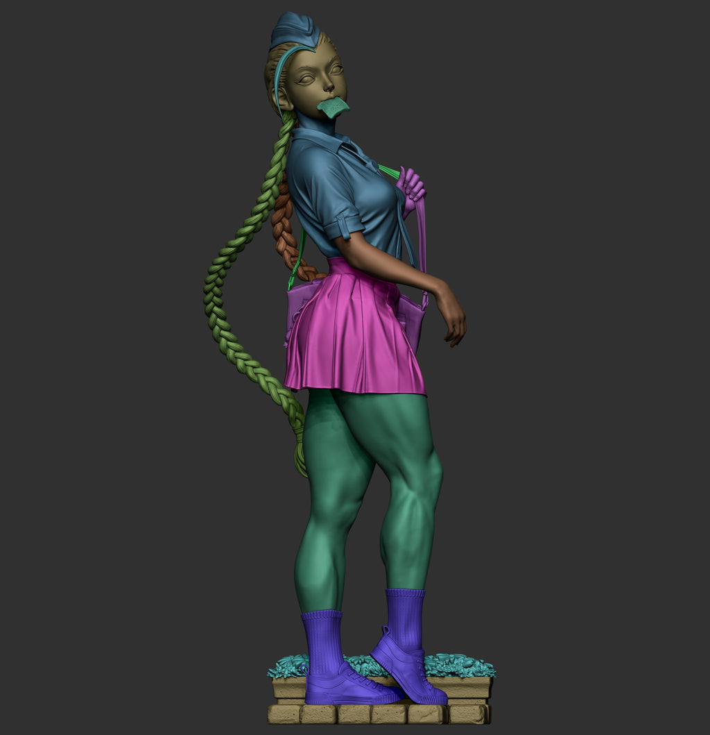 Braided Blossom Warden | 1/6 Unpainted Resin Kit Model