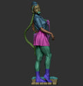 Braided Blossom Warden | 1/6 Unpainted Resin Kit Model