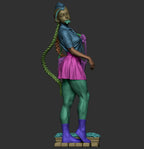 Braided Blossom Warden | 1/6 Unpainted Resin Kit Model