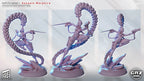 Crimson Braid Shadowstalker | 32mm & 55mm Unpainted Resin Kit Model