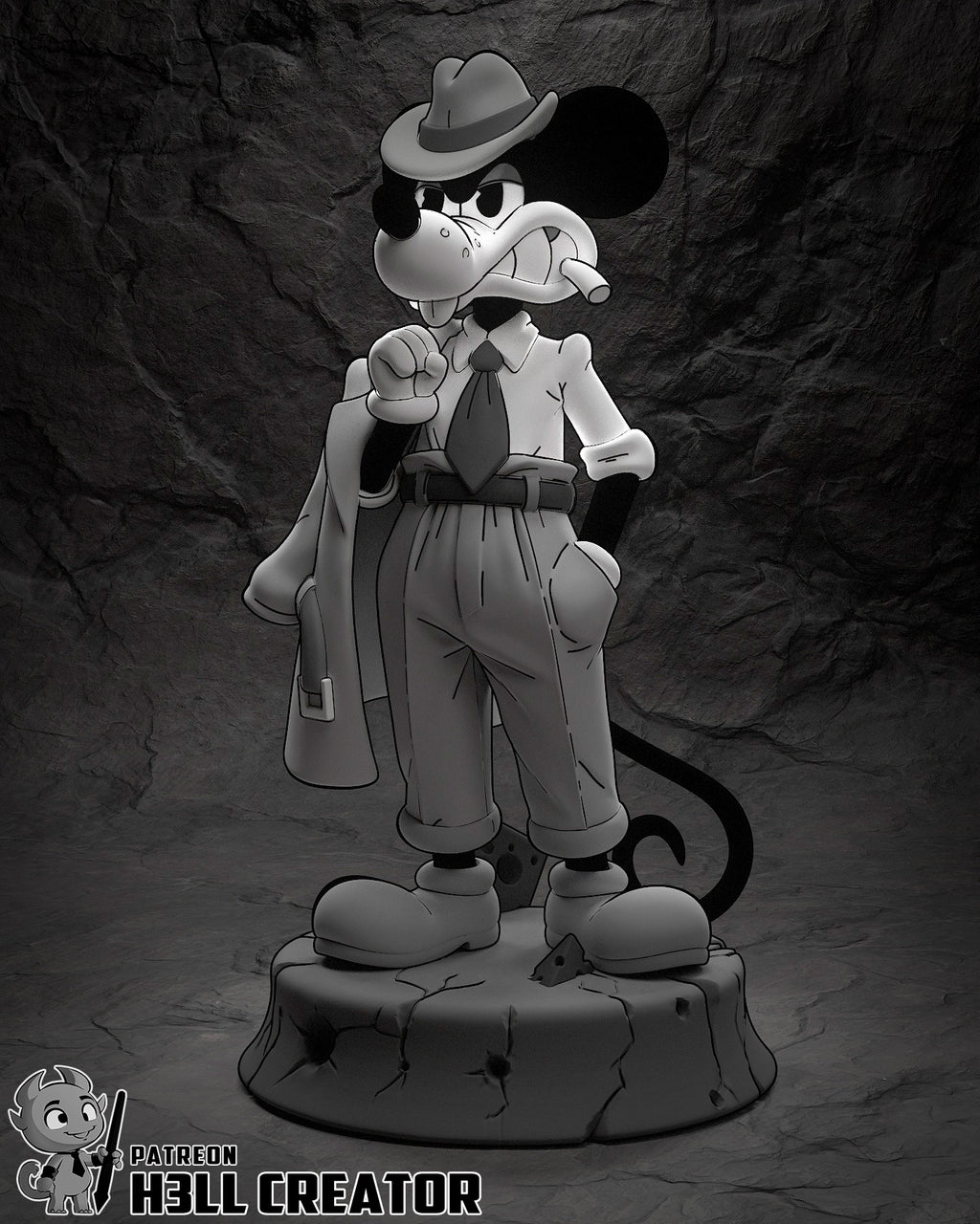 Noir Veil Sleuth | 1/10 Unpainted Resin Kit Model