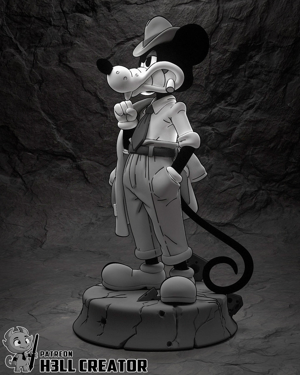 Noir Veil Sleuth | 1/10 Unpainted Resin Kit Model