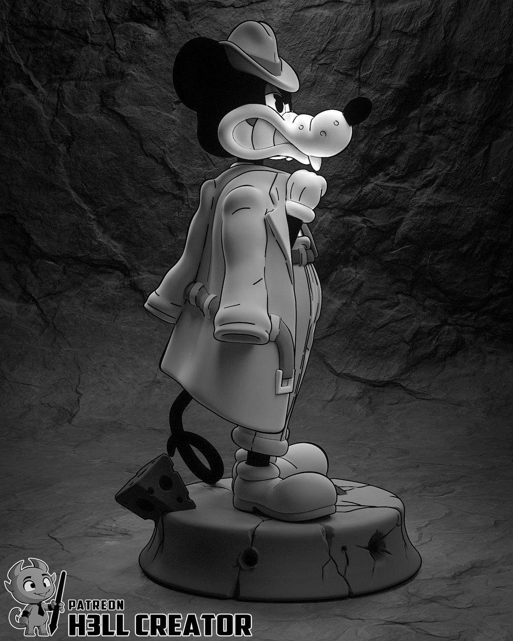 Noir Veil Sleuth | 1/10 Unpainted Resin Kit Model