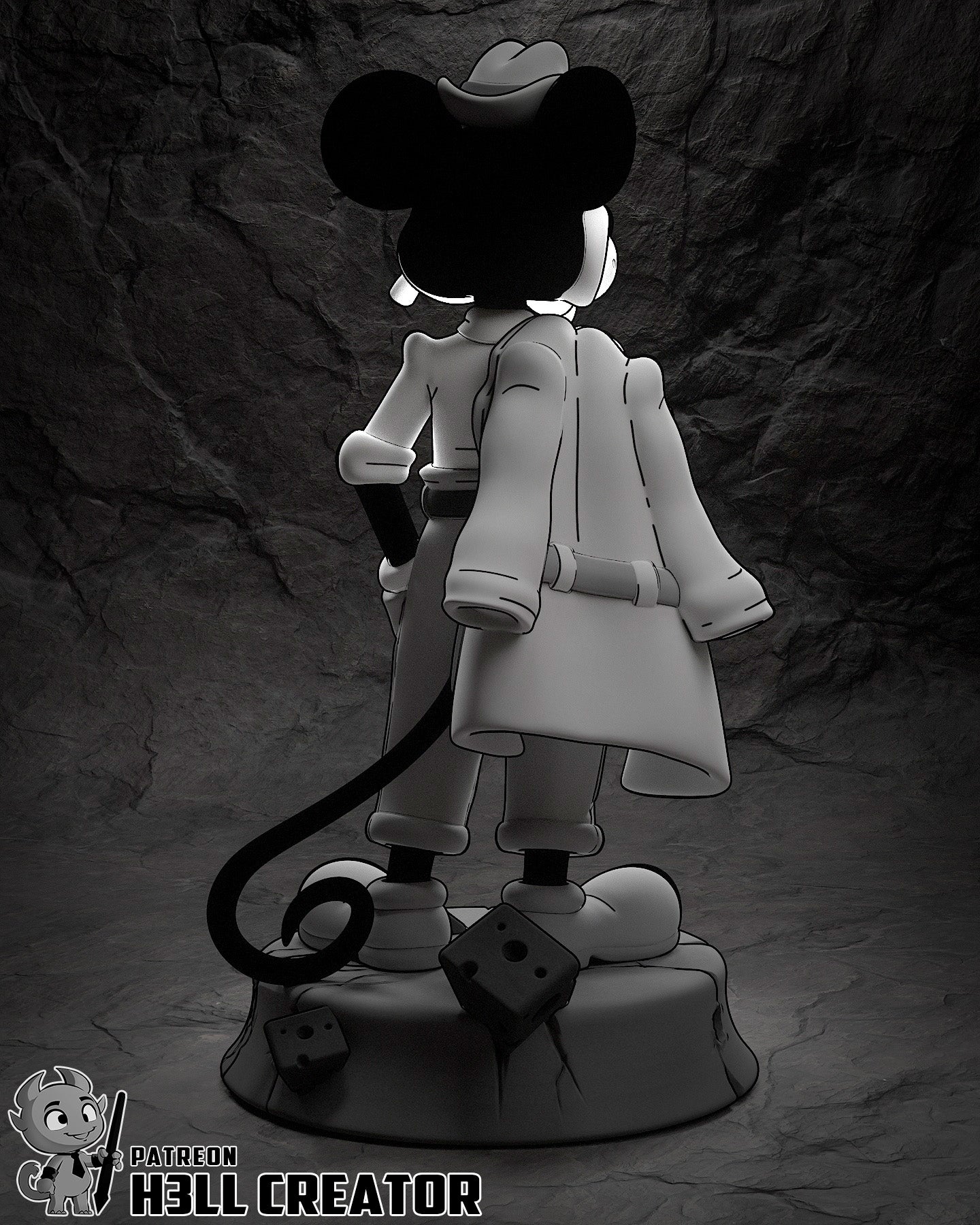 Noir Veil Sleuth | 1/10 Unpainted Resin Kit Model