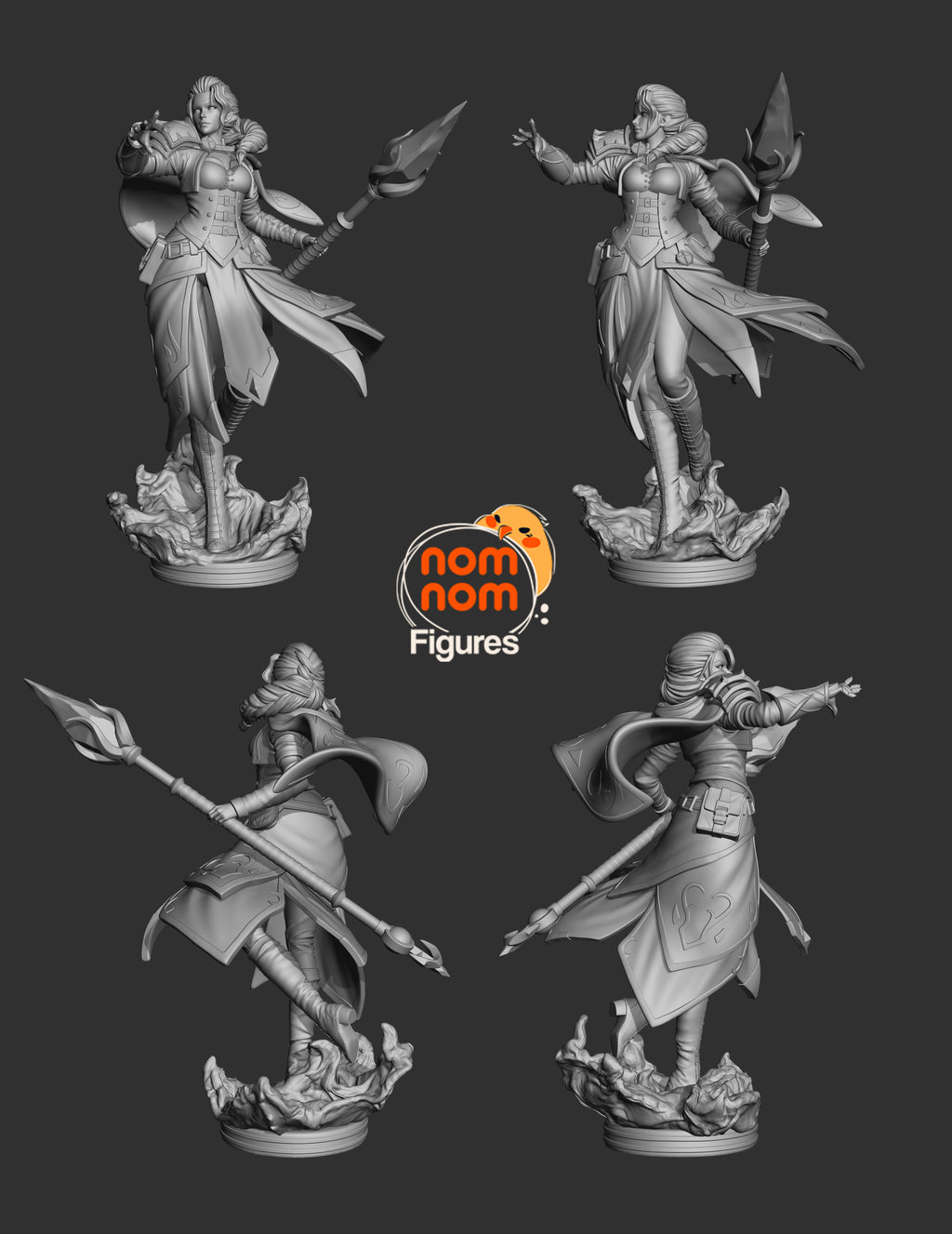 Arcane Stormweaver | 1/10 Unpainted Resin Kit Model