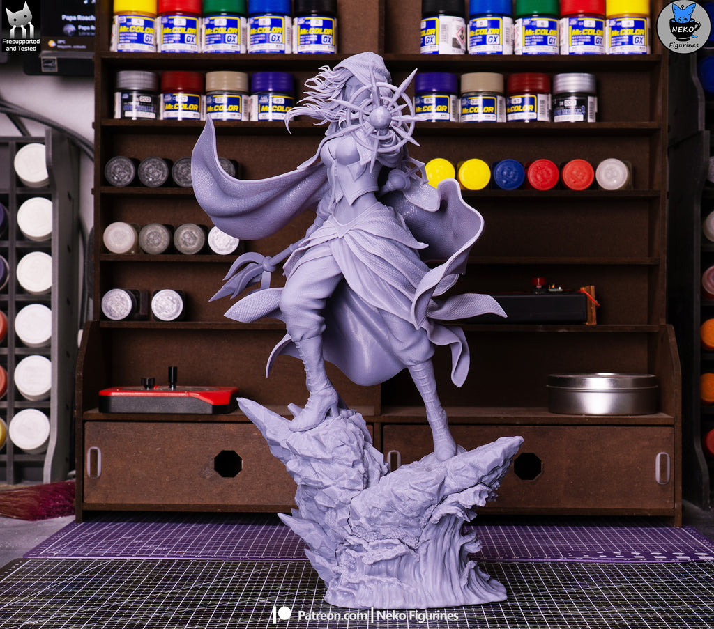 Frostveil Sorceress | 1/7 Unpainted Resin Kit