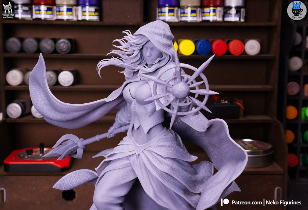 Frostveil Sorceress | 1/7 Unpainted Resin Kit