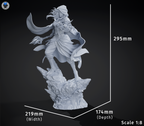 Frostveil Sorceress | 1/7 Unpainted Resin Kit