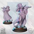 Horned Bard Pinup | 32mm Unpainted Resin Kit Model