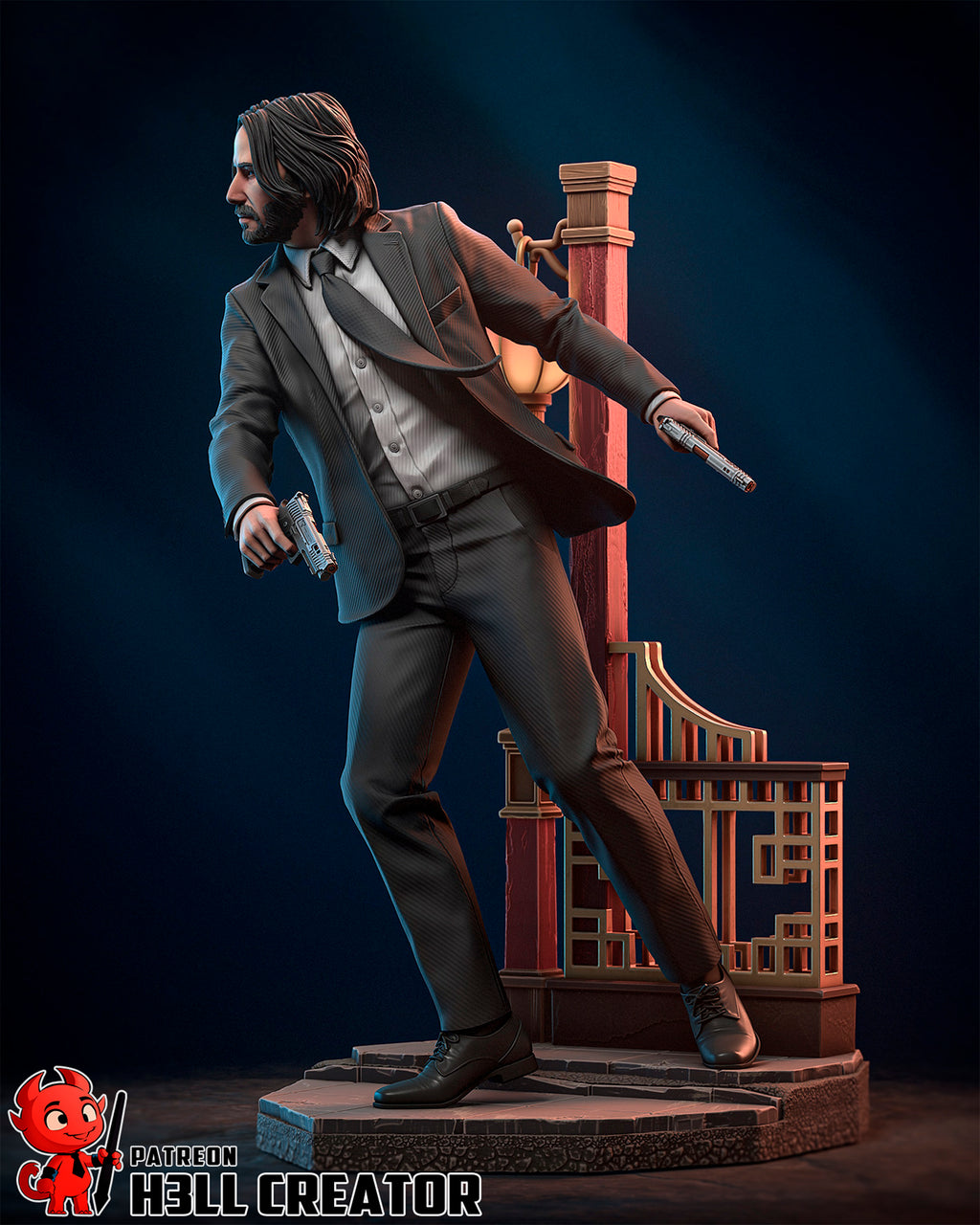 Shadow Suit Gunslinger | 1/10 Unpainted/Painted Resin Figure
