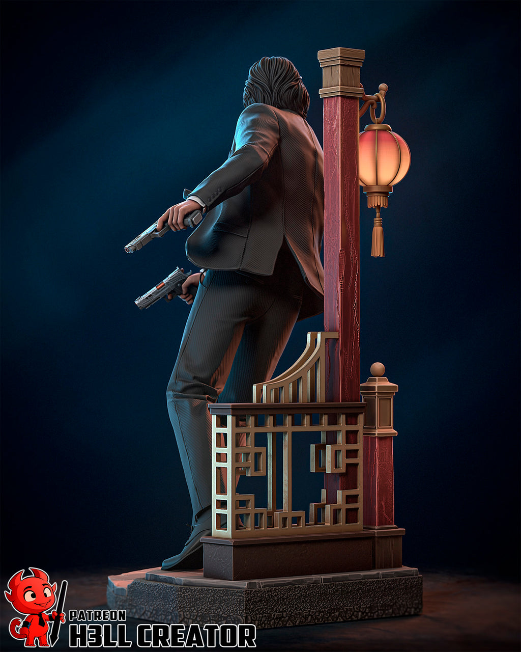 Shadow Suit Gunslinger | 1/10 Unpainted/Painted Resin Figure