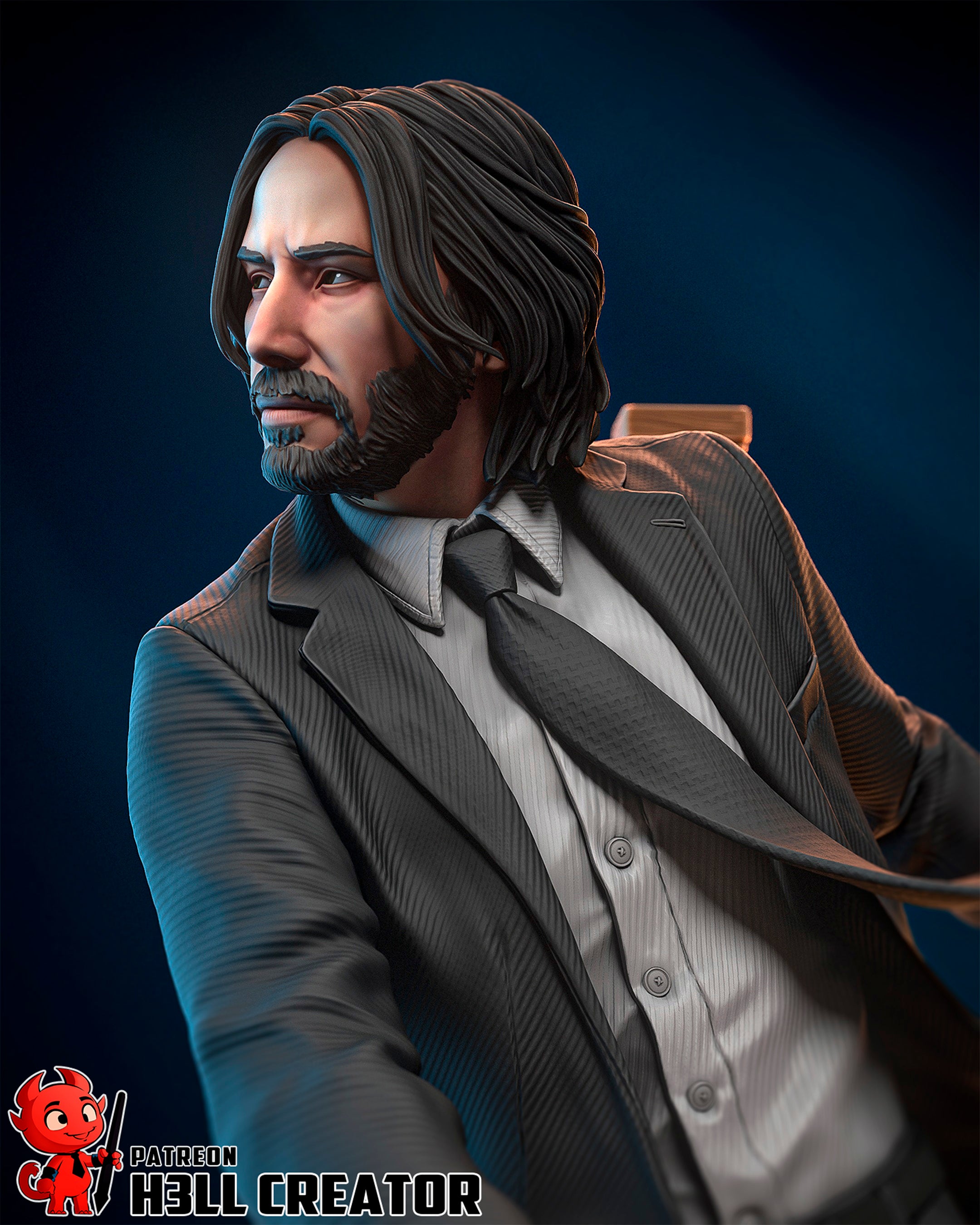 Shadow Suit Gunslinger | 1/10 Unpainted/Painted Resin Figure