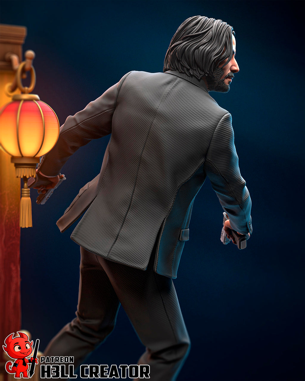 Shadow Suit Gunslinger | 1/10 Unpainted/Painted Resin Figure