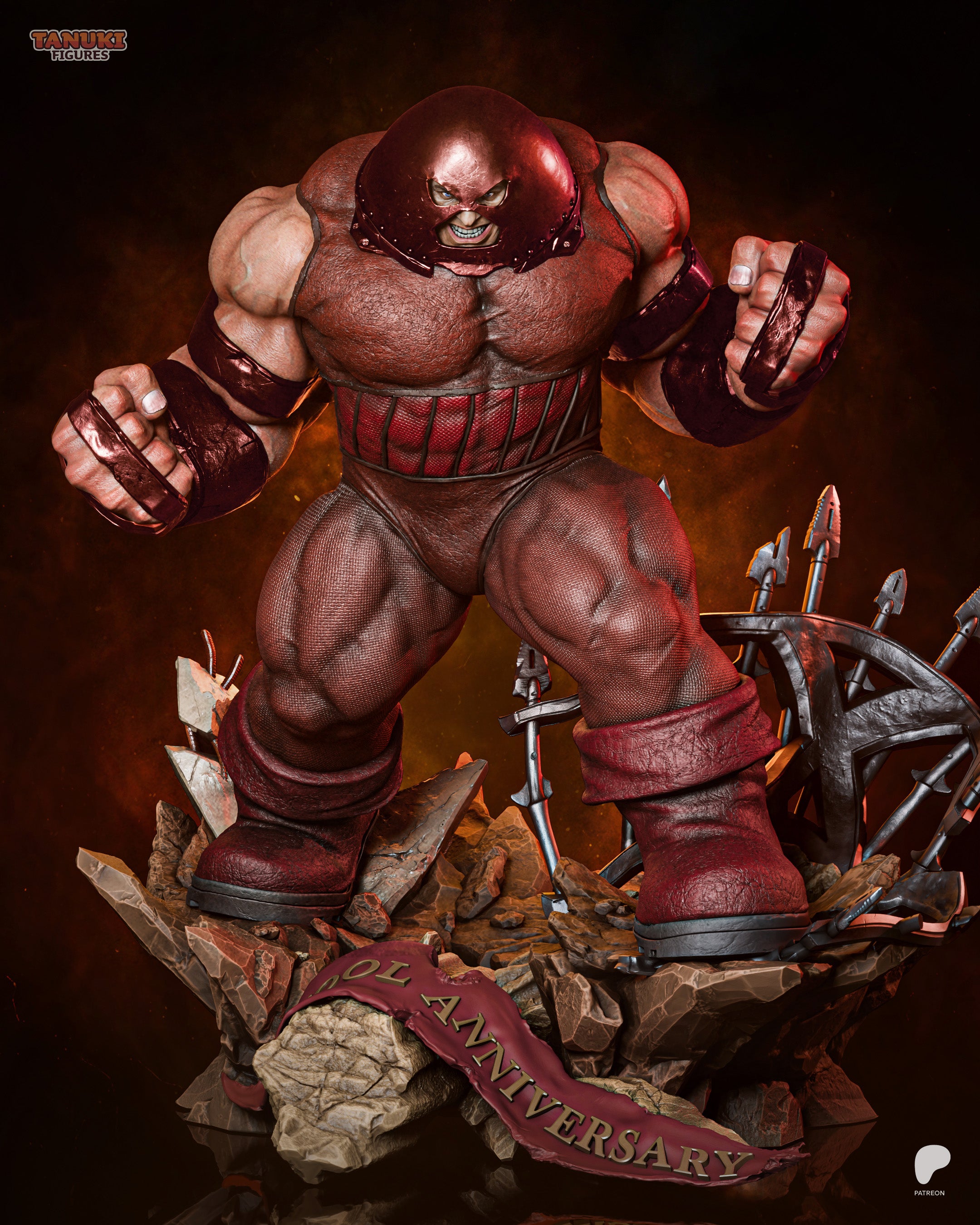 Crimson Rampage Behemoth | 1/6 Unpainted Resin Kit Model