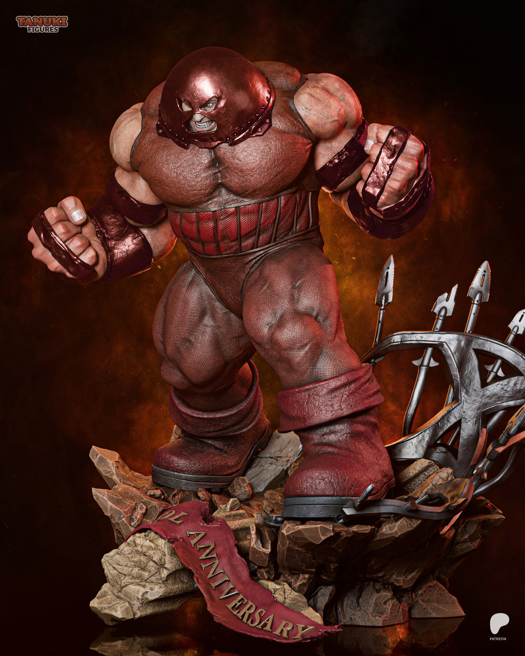 Crimson Rampage Behemoth | 1/6 Unpainted Resin Kit Model