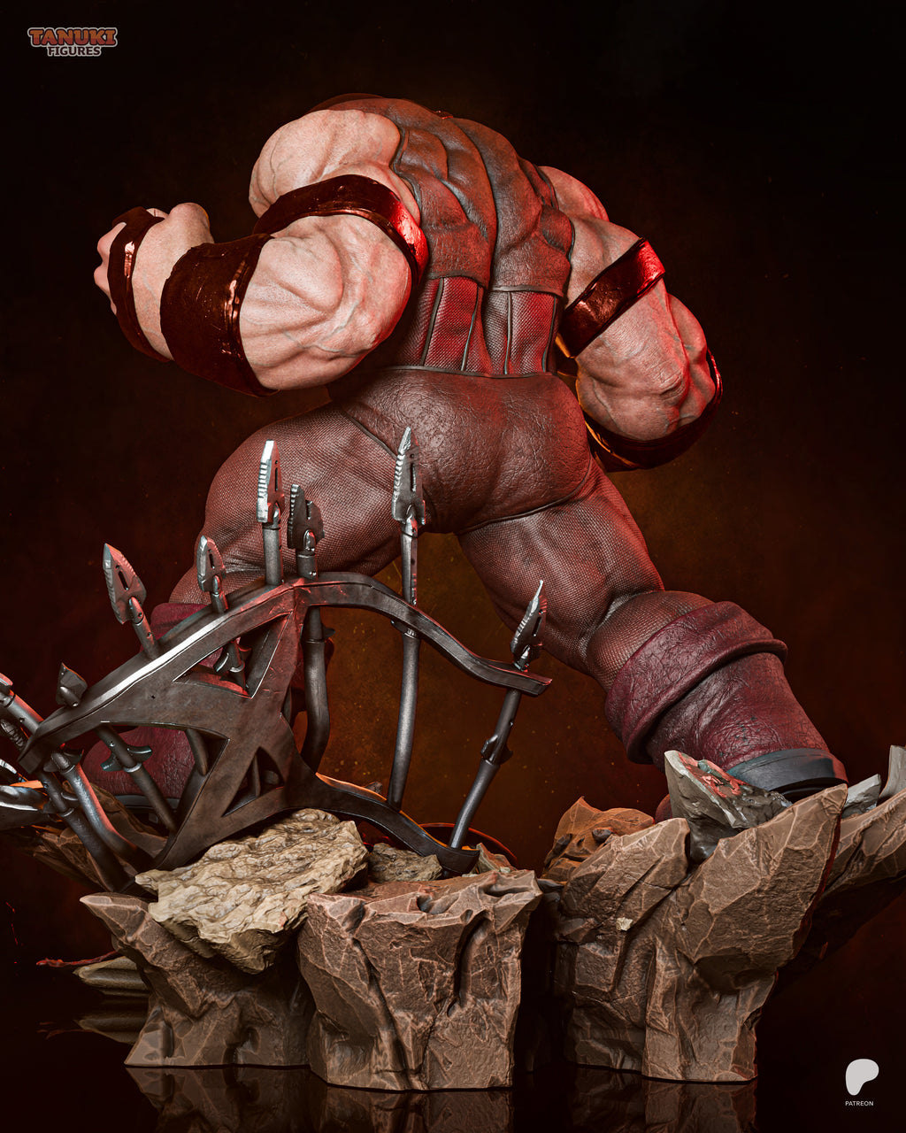Crimson Rampage Behemoth | 1/6 Unpainted Resin Kit Model