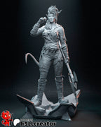Crimson Horned Axe Warden | 1/12 Unpainted Resin Kit Model