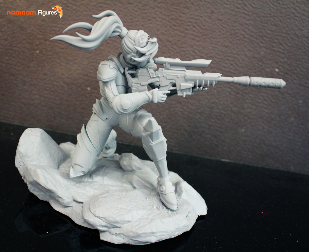Astral Veil Huntress | 1/8 Unpainted Resin Kit Model