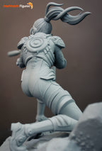 Astral Veil Huntress | 1/8 Unpainted Resin Kit Model