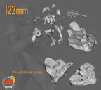 Astral Veil Huntress | 1/8 Unpainted Resin Kit Model