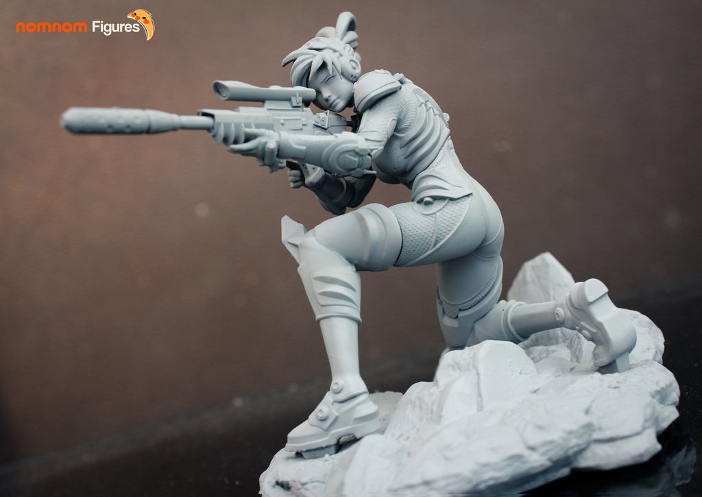 Astral Veil Huntress | 1/8 Unpainted Resin Kit Model