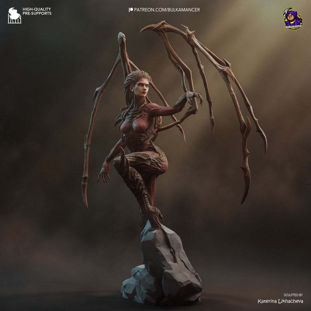 Abyssal Bonewing Queen | 1/8 Unpainted Resin Kit Model