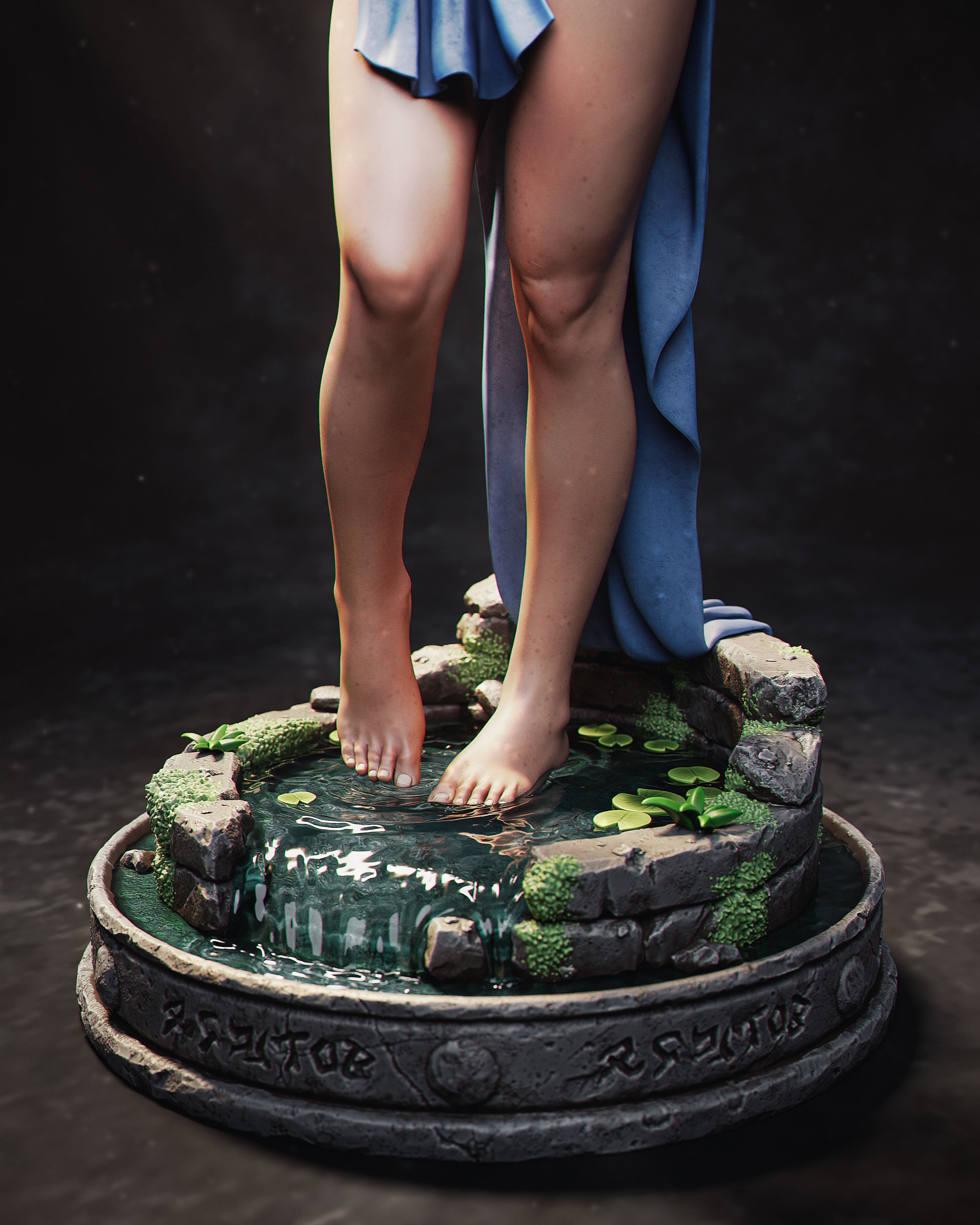 Astral Tide Sentinel | 1/6 Unpainted Resin Kit Model