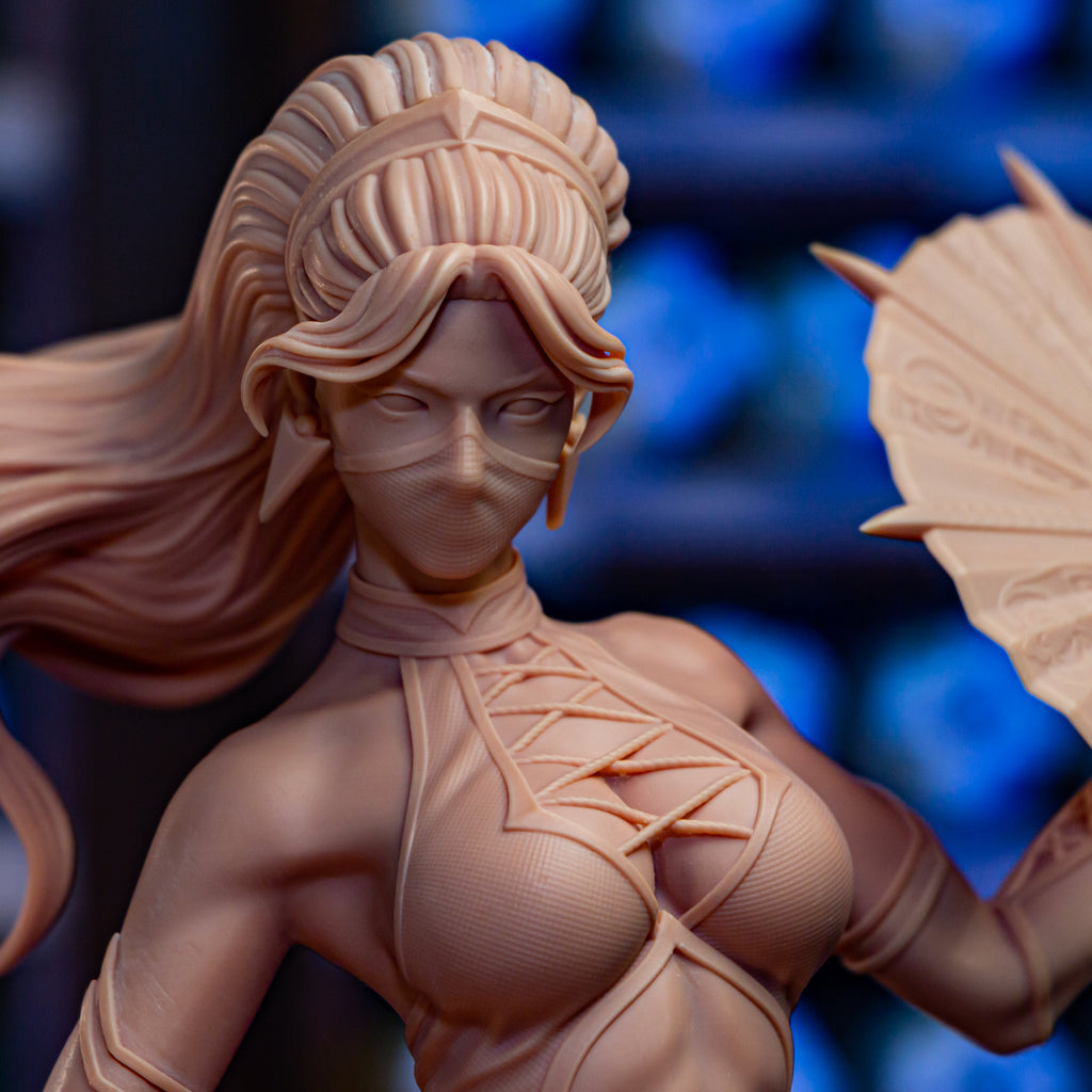 Azure Gale Tempest | 1/8 Unpainted Resin Kit Model