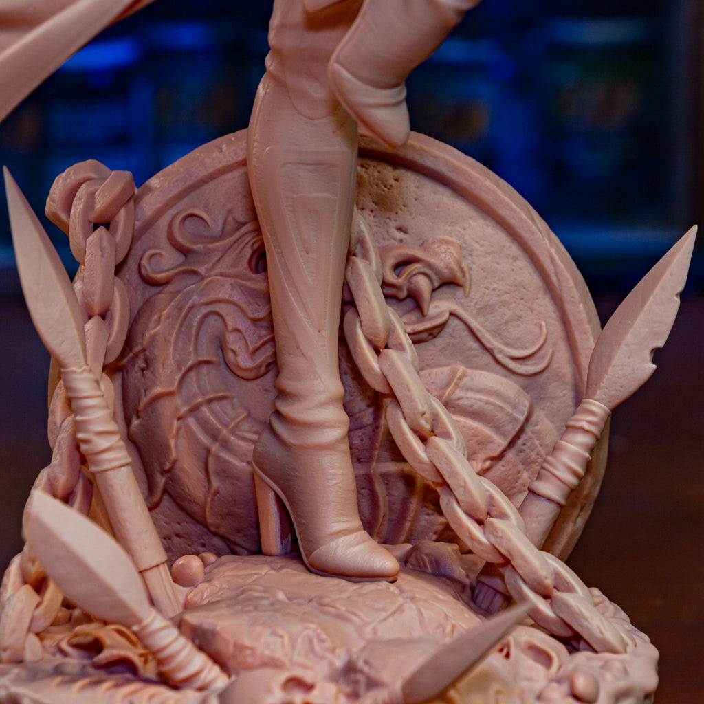 Azure Gale Tempest | 1/8 Unpainted Resin Kit Model
