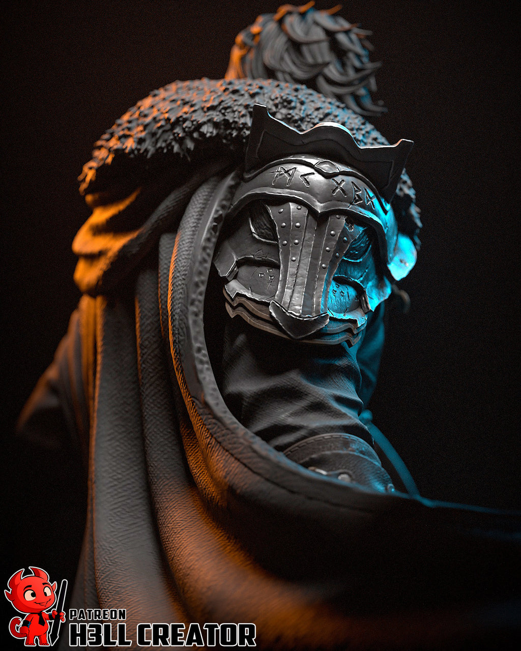 Northguard Shield Warden | 1/10 Unpainted Resin Kit Model