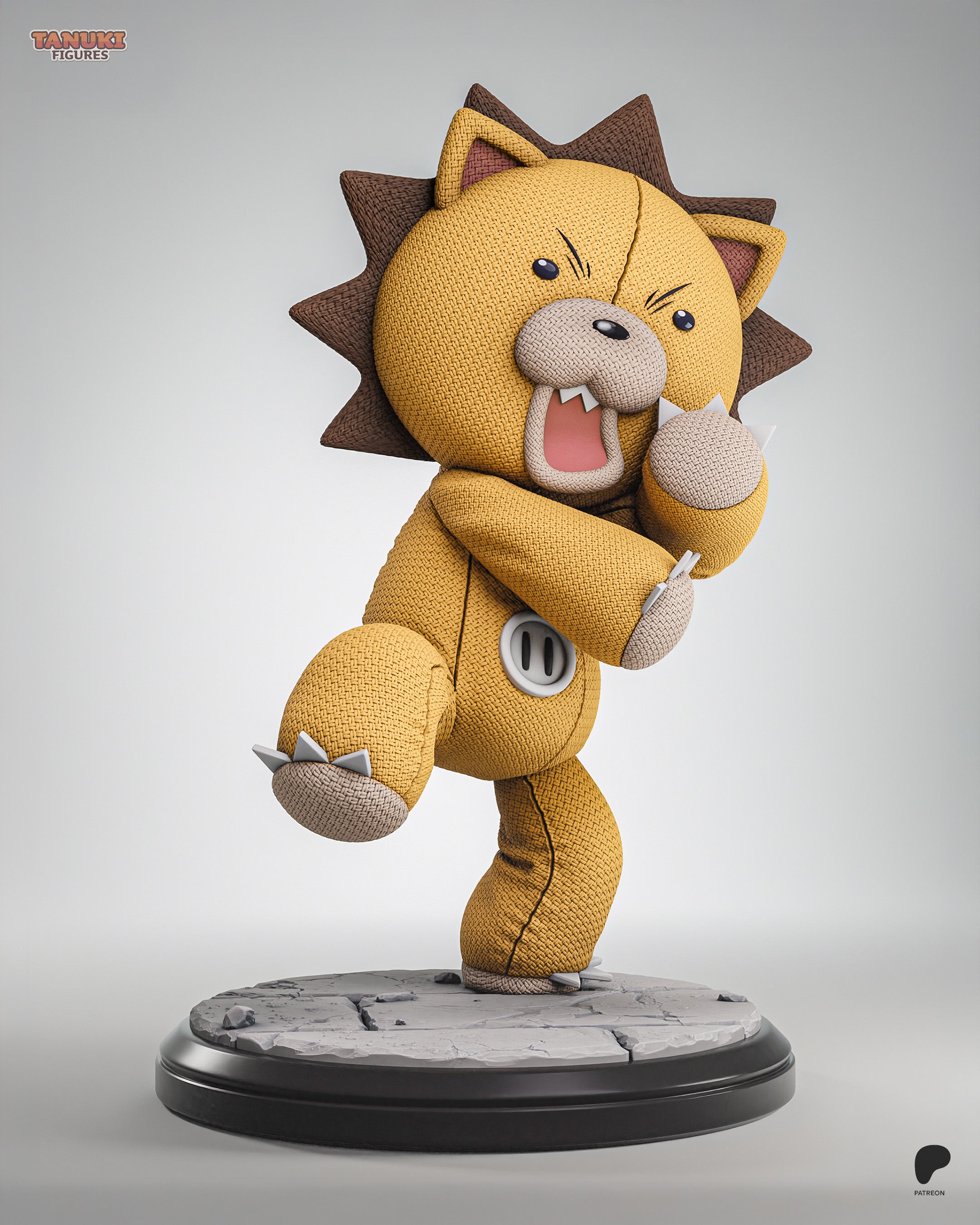 Roaring Sunmane Cub | 1/8 Unpainted Resin Kit Model