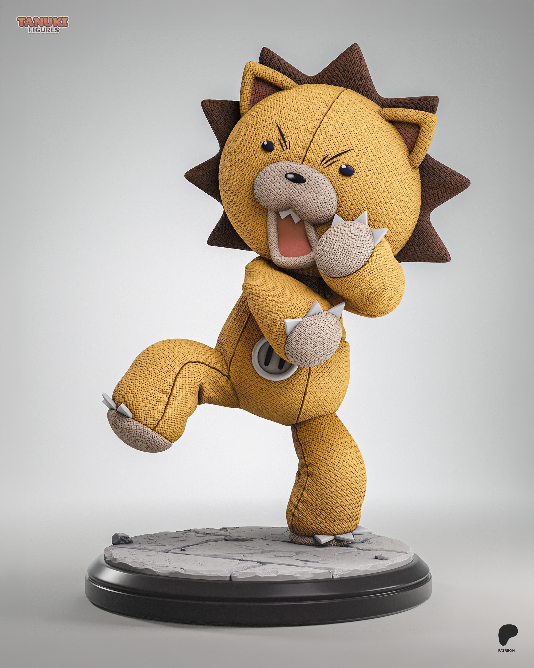 Roaring Sunmane Cub | 1/8 Unpainted Resin Kit Model
