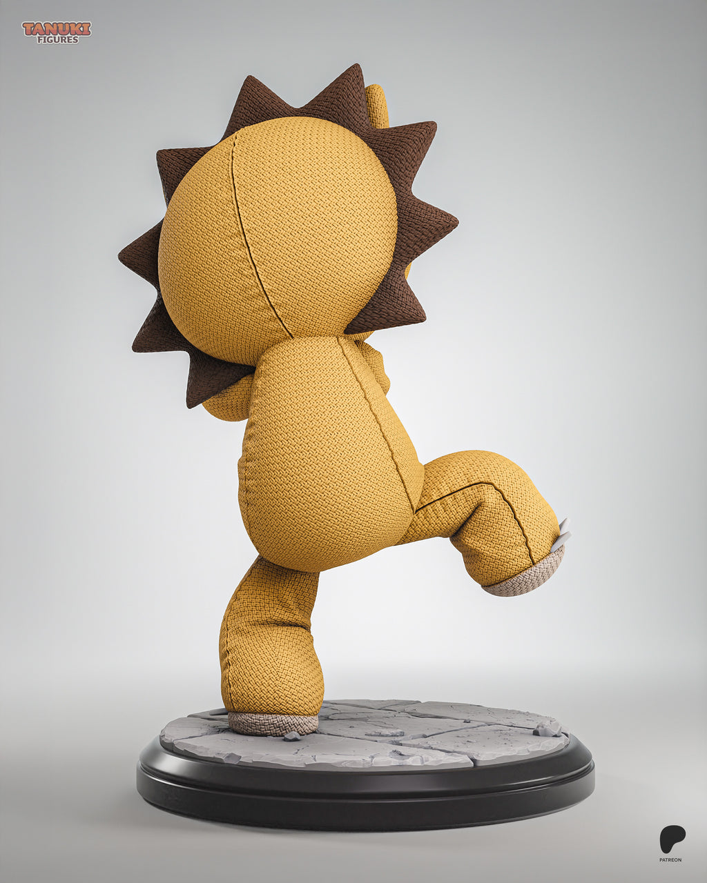 Roaring Sunmane Cub | 1/8 Unpainted Resin Kit Model