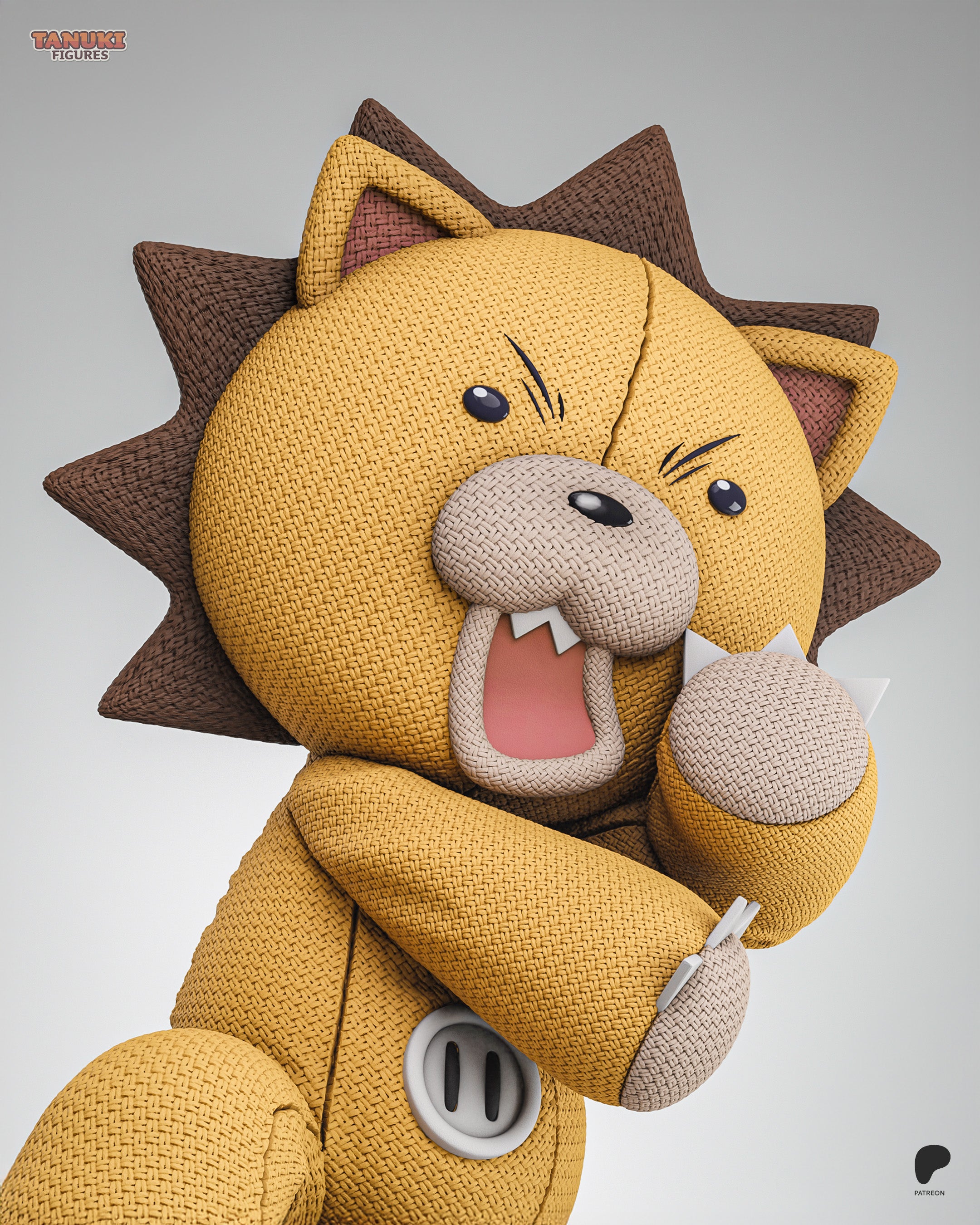 Roaring Sunmane Cub | 1/8 Unpainted Resin Kit Model